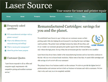 Tablet Screenshot of lasersource.net